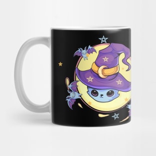 Kawaii pastel Goth Witchy Cat Mug